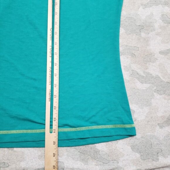 Cabela s‎ Top Women s Small Green Pullover Lightweight Long Sleeve Outdoors - Picture 7 of 9